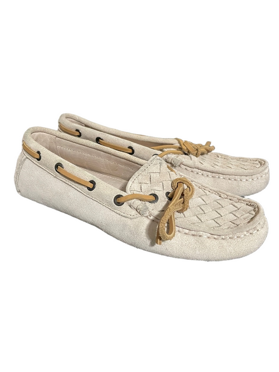 UGG Shoes - UGG Woven Suede Flat Loafers Size 8